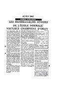 ECOLE DE LA DCAN SAISON 1961 62 N0008